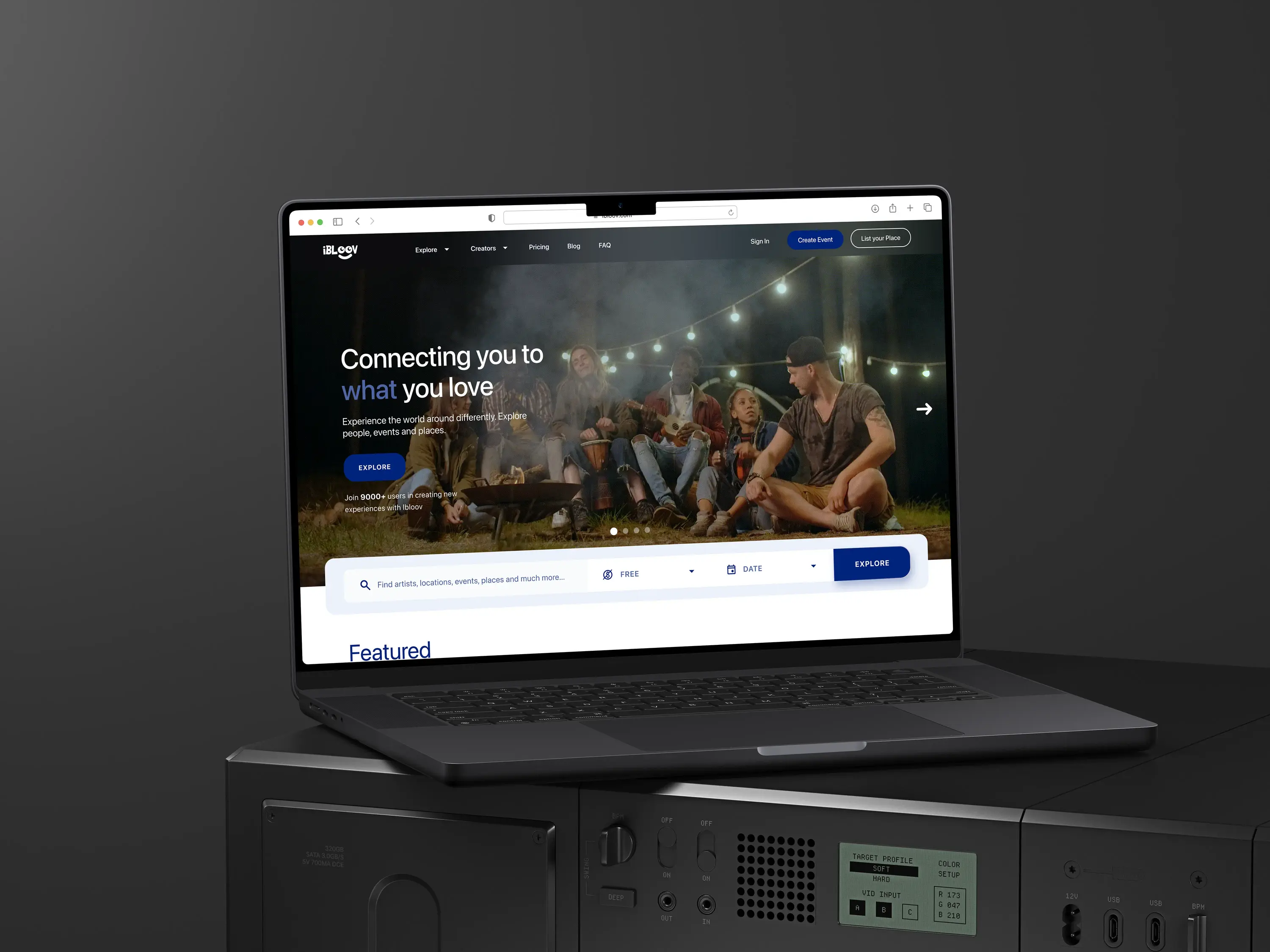 Ibloov Website Redesign Hero image